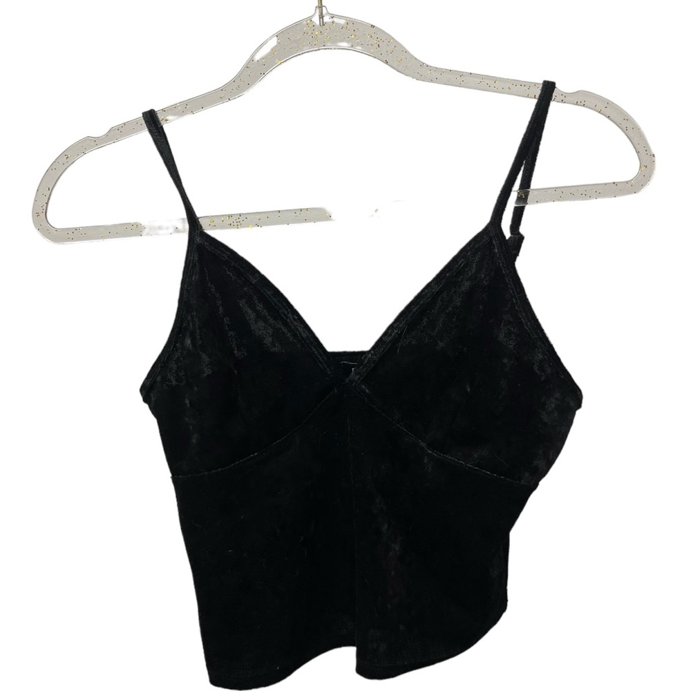 Black Velvet Cami Top